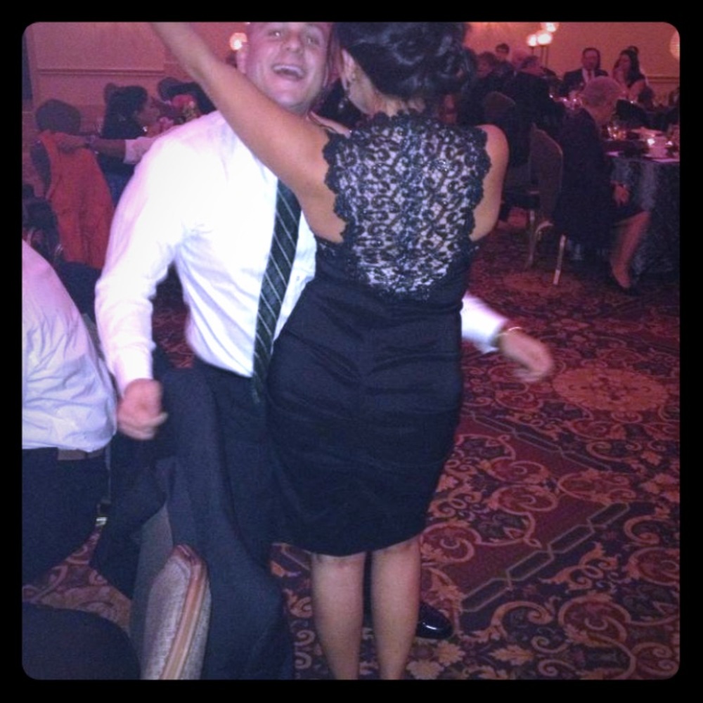 Black cocktail dress